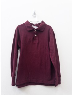 polo concho de vino manga larga