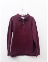 polo concho de vino manga larga