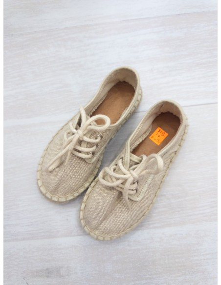 mocasines beige claro