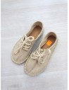 mocasines beige claro