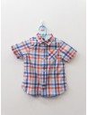 camisa cuadros azules y rojos