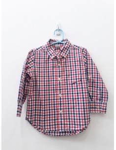 camisa cuadros rojos y negros