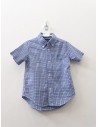camisa cuadros azules y celestes