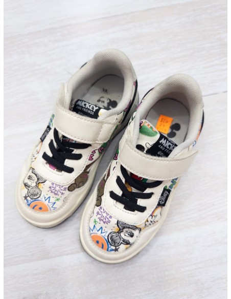 sneakers mickey blancos