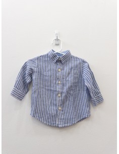 camisa rayas azules y blancas