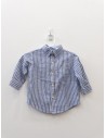 camisa rayas azules y blancas