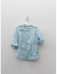 camisa rayas turquesas