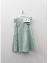 vestido brocado verde agua