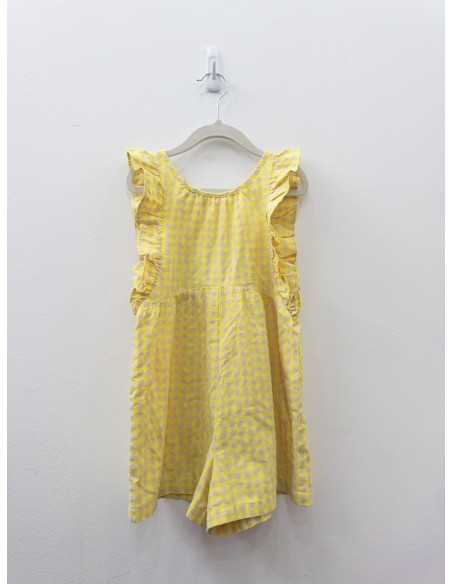 romper cuadros amarillo neon