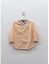 camisa rayas naranjas y blancas