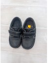 zapatos cuero azul