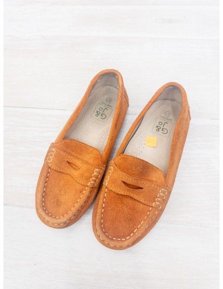 mocasines  mostaza