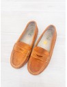 mocasines  mostaza