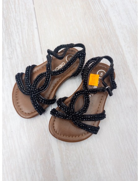 sandalias negras