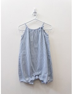 romper rayas azules y blancas
