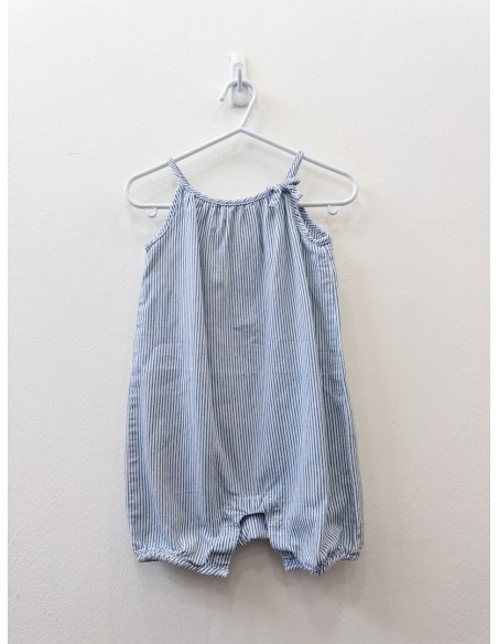 romper rayas azules y blancas