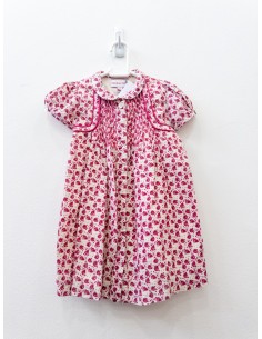 vestido flores fucsias