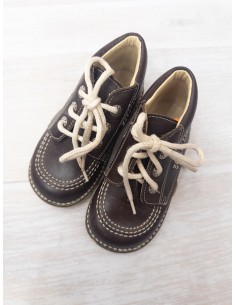 zapatos cuero cafes