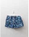 pantalon de bano con disenos azules