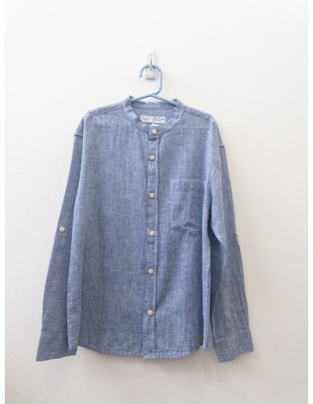 camisa celeste