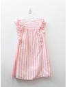 vestido rayas rosadas
