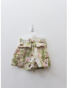 short verde con rosado