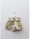 short verde con rosado