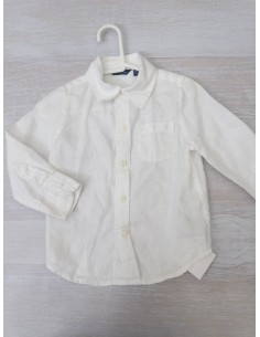 camisa manga larga blanca