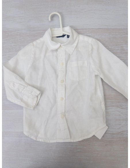 camisa manga larga blanca