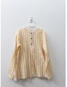 camisa rayas blancas y amarillas