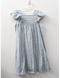 vestido celeste