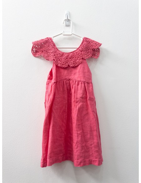 vestido fucsia