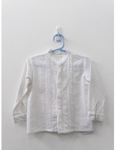 camisa blanca lino