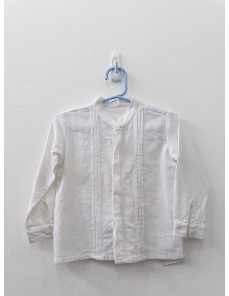 camisa blanca lino