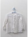 camisa blanca lino