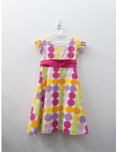 vestido bolas de colores