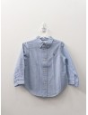 camisa manga larga celeste