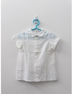 camisa manga corta blanca