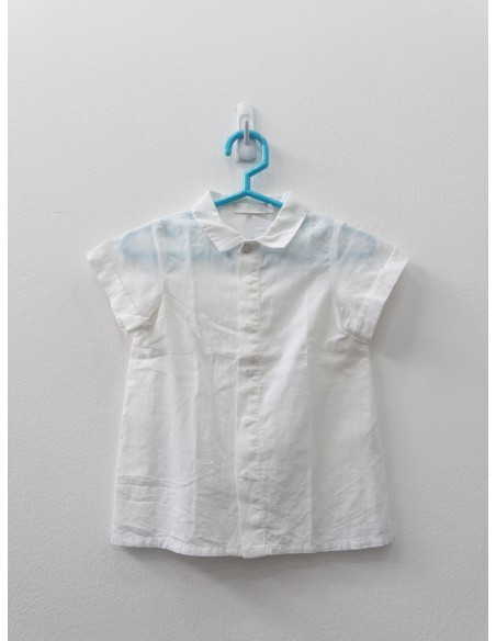 camisa manga corta blanca