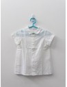 camisa manga corta blanca