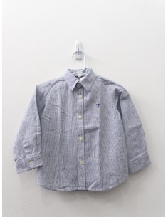 camisa rayas azules y blancas