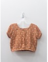 set salmon con bolas blancas