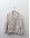 set pantalon y saco beige
