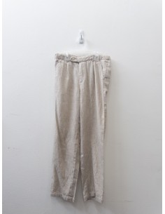 set pantalon y saco beige 2