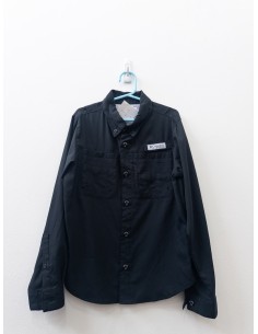 camisa manga larga negra antitranspirante