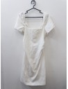 vestido lino blanco