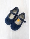 zapatos gamuza azules
