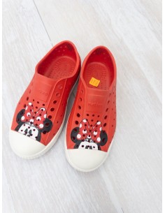 zapatillas rojas minnie mouse