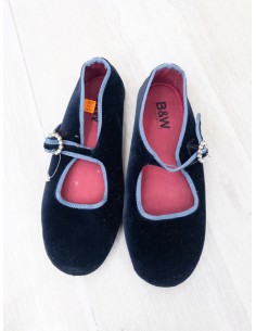 ballerinas gamuza azul oscuro