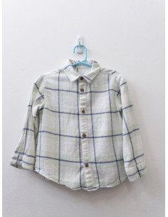 camisa cuadros verde limon y morado